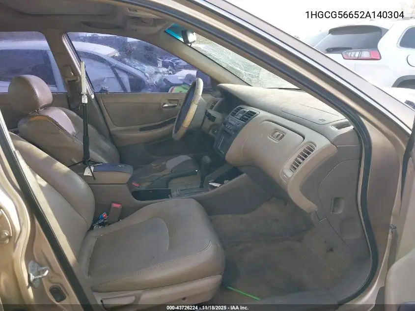 1HGCG56652A140304 2002 Honda Accord 2.3 Ex