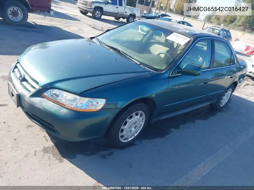 JHMCG65542C016427 2002 Honda Accord 2.3 Lx