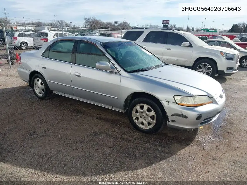 3HGCG56492G706643 2002 Honda Accord 2.3 Lx