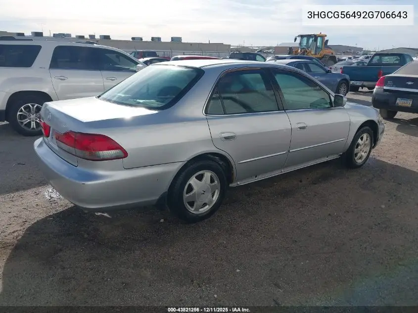 3HGCG56492G706643 2002 Honda Accord 2.3 Lx