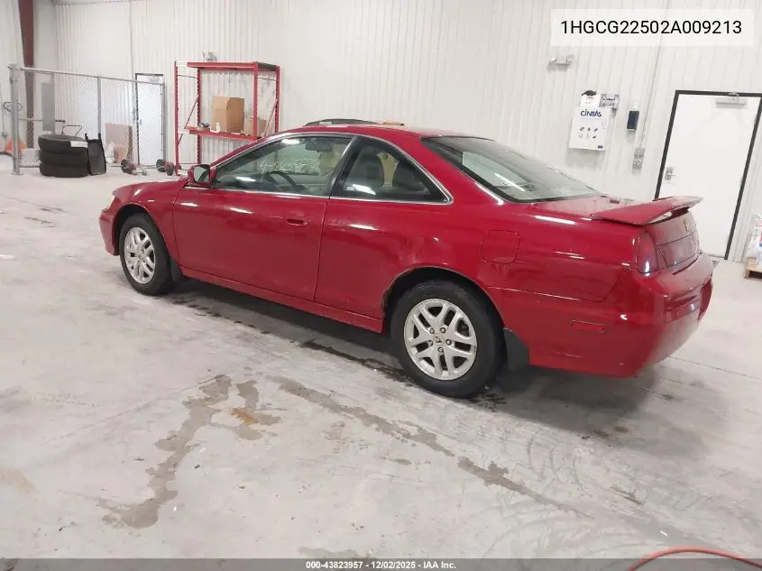 1HGCG22502A009213 2002 Honda Accord 3.0 Ex