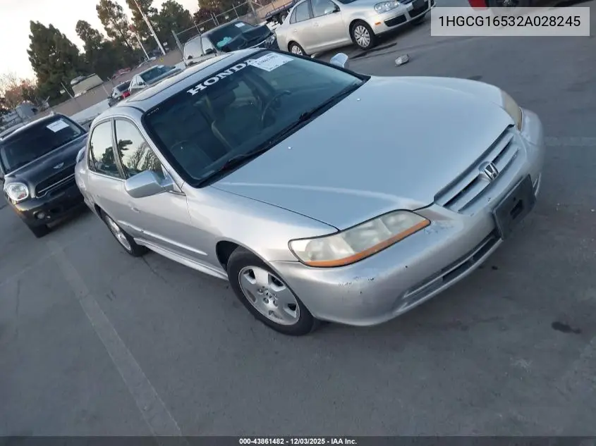 1HGCG16532A028245 2002 Honda Accord 3.0 Ex