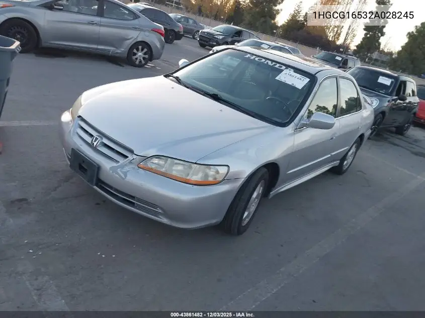 1HGCG16532A028245 2002 Honda Accord 3.0 Ex