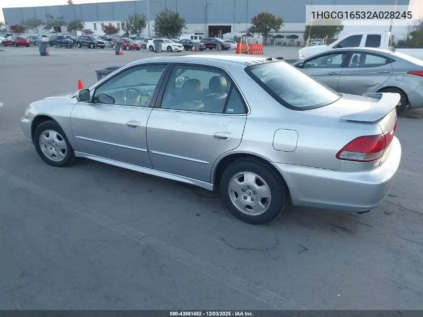 1HGCG16532A028245 2002 Honda Accord 3.0 Ex