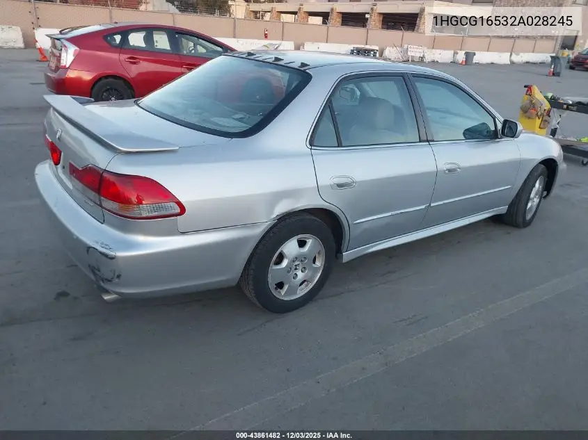 1HGCG16532A028245 2002 Honda Accord 3.0 Ex
