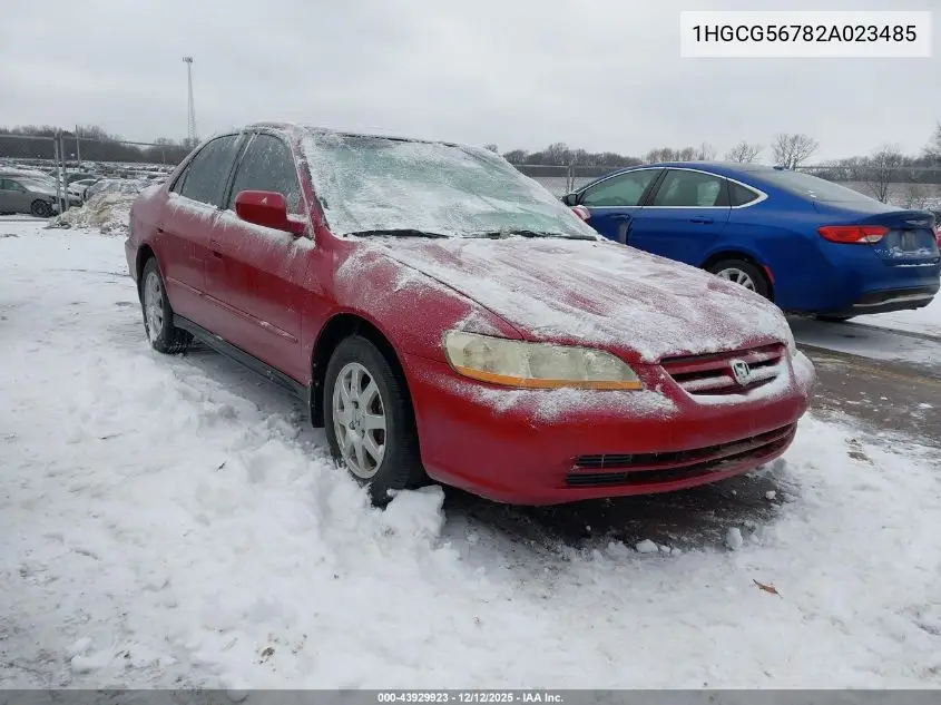 1HGCG56782A023485 2002 Honda Accord 2.3 Se