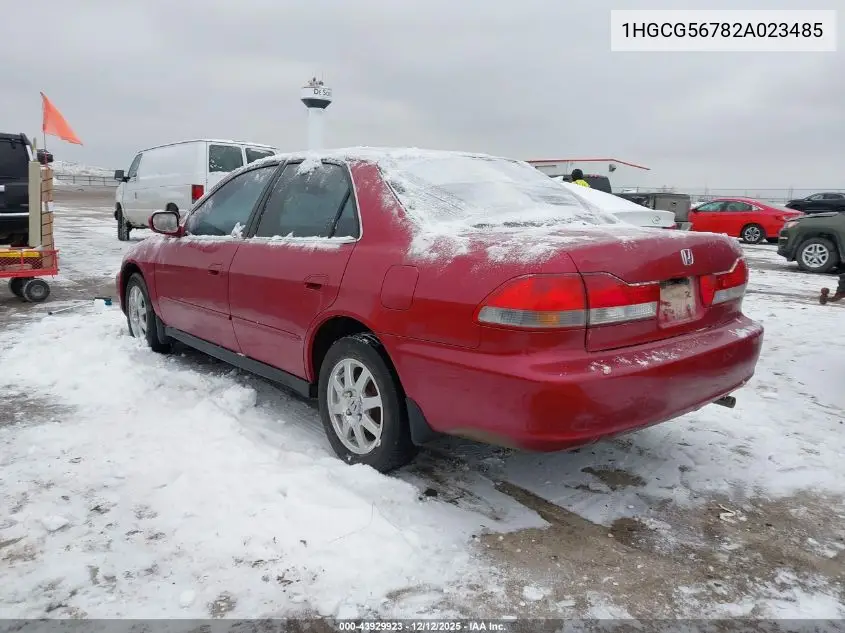 1HGCG56782A023485 2002 Honda Accord 2.3 Se
