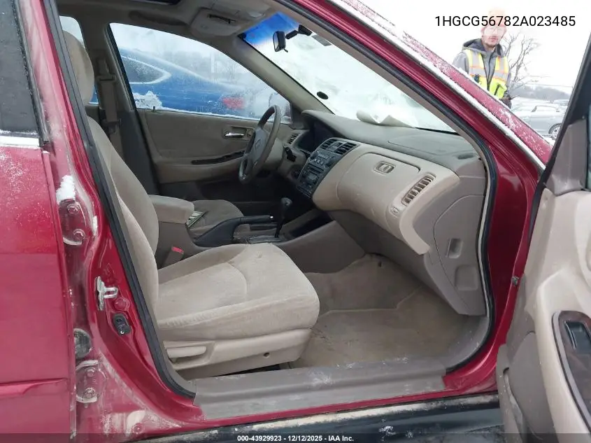 1HGCG56782A023485 2002 Honda Accord 2.3 Se