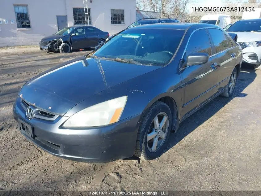 1HGCM56673A812454 2003 Honda Accord Ex-L