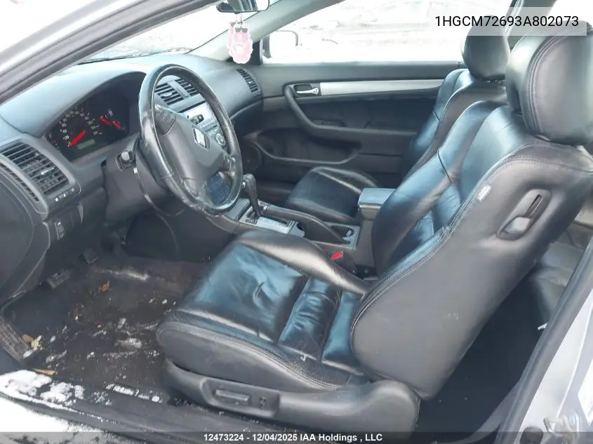 1HGCM72693A802073 2003 Honda Accord Ex-L
