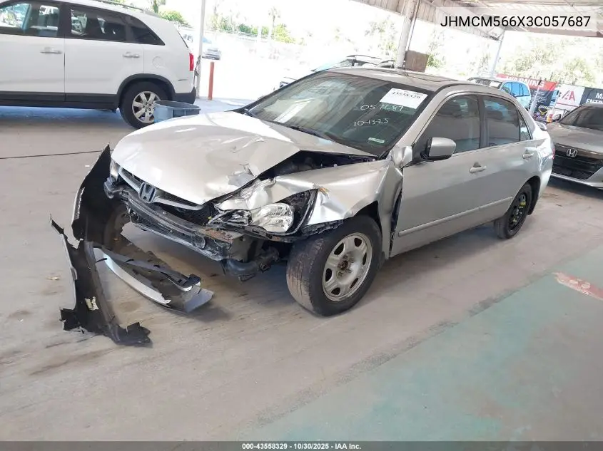 JHMCM566X3C057687 2003 Honda Accord 2.4 Ex