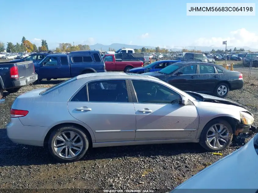 JHMCM56683C064198 2003 Honda Accord 2.4 Ex