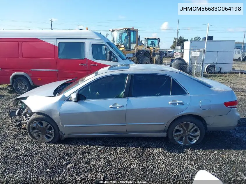 JHMCM56683C064198 2003 Honda Accord 2.4 Ex