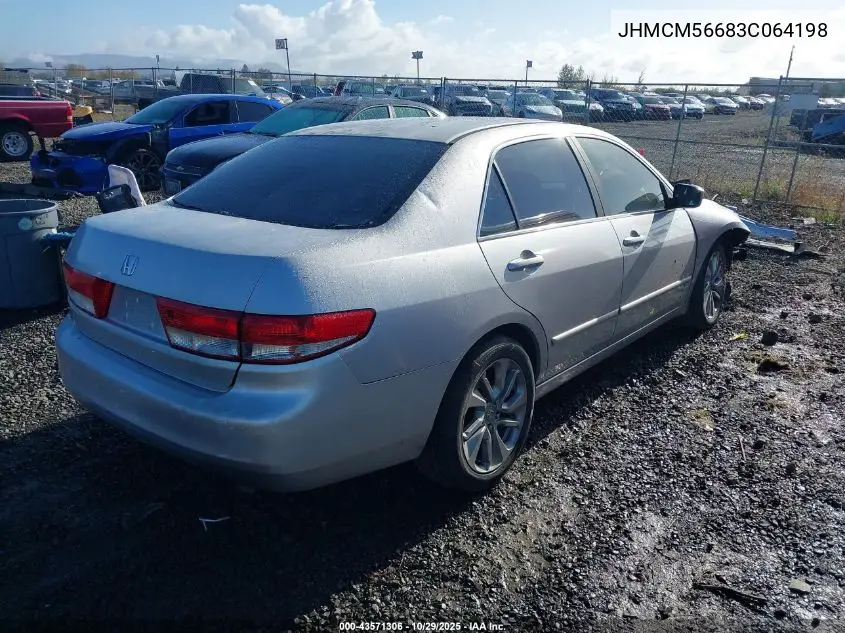 JHMCM56683C064198 2003 Honda Accord 2.4 Ex