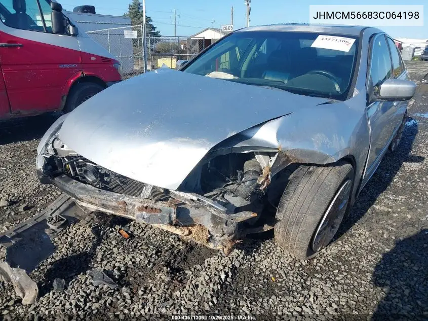 JHMCM56683C064198 2003 Honda Accord 2.4 Ex
