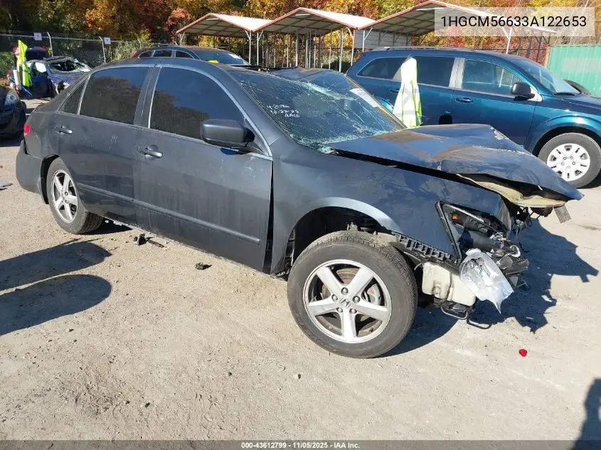 1HGCM56633A122653 2003 Honda Accord 2.4 Ex