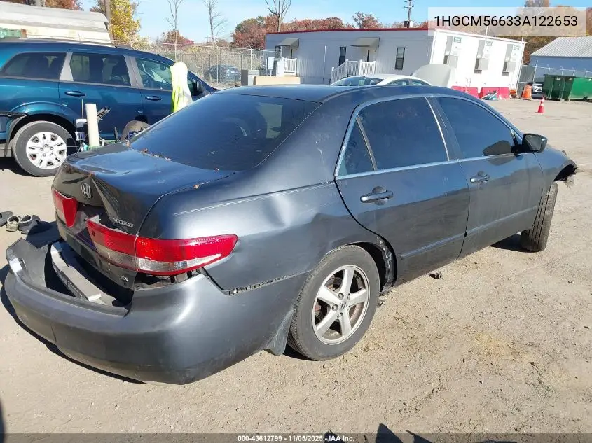1HGCM56633A122653 2003 Honda Accord 2.4 Ex