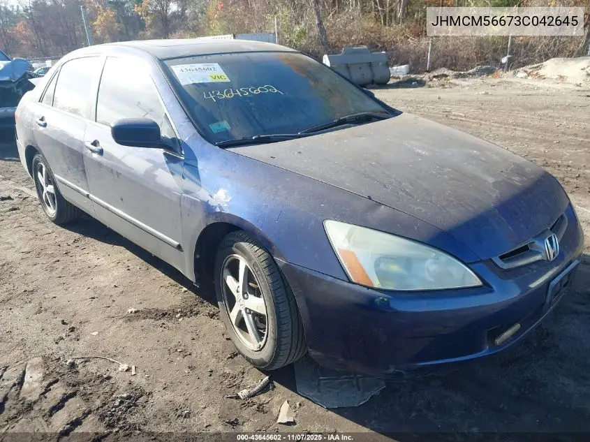 JHMCM56673C042645 2003 Honda Accord 2.4 Ex