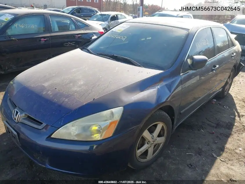 JHMCM56673C042645 2003 Honda Accord 2.4 Ex