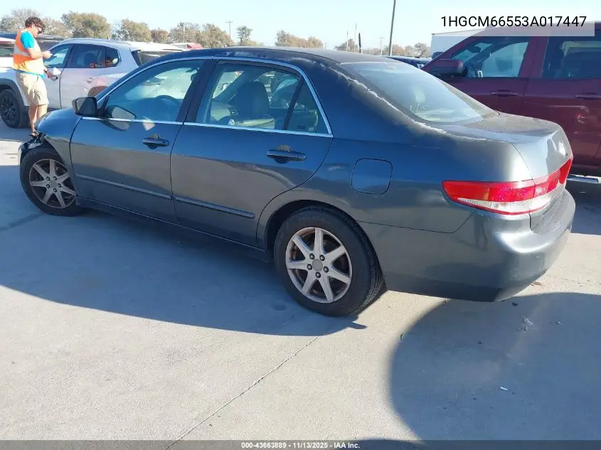 1HGCM66553A017447 2003 Honda Accord 3.0 Ex