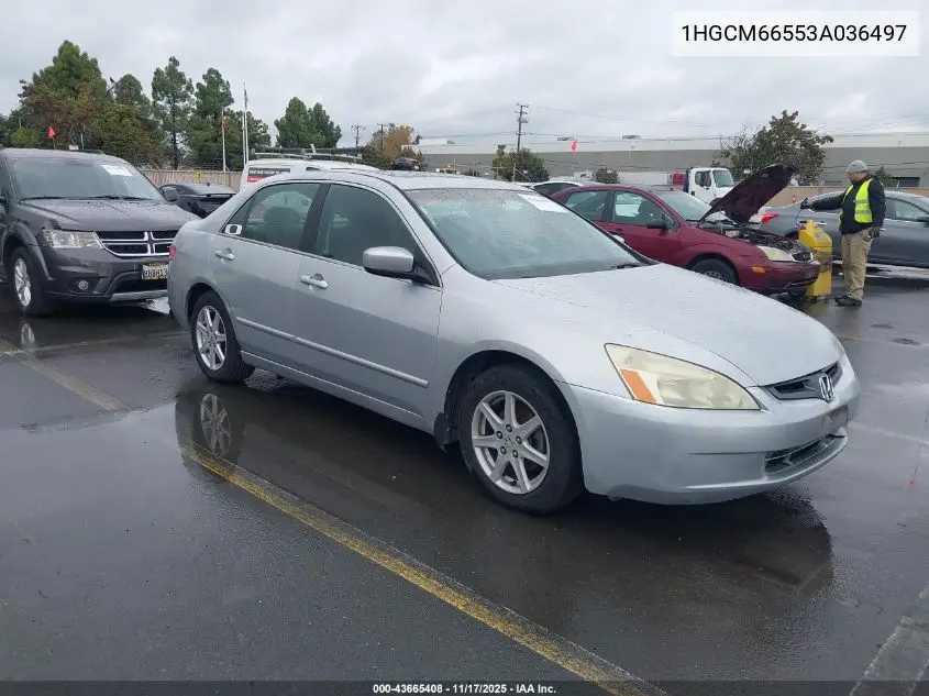 1HGCM66553A036497 2003 Honda Accord 3.0 Ex