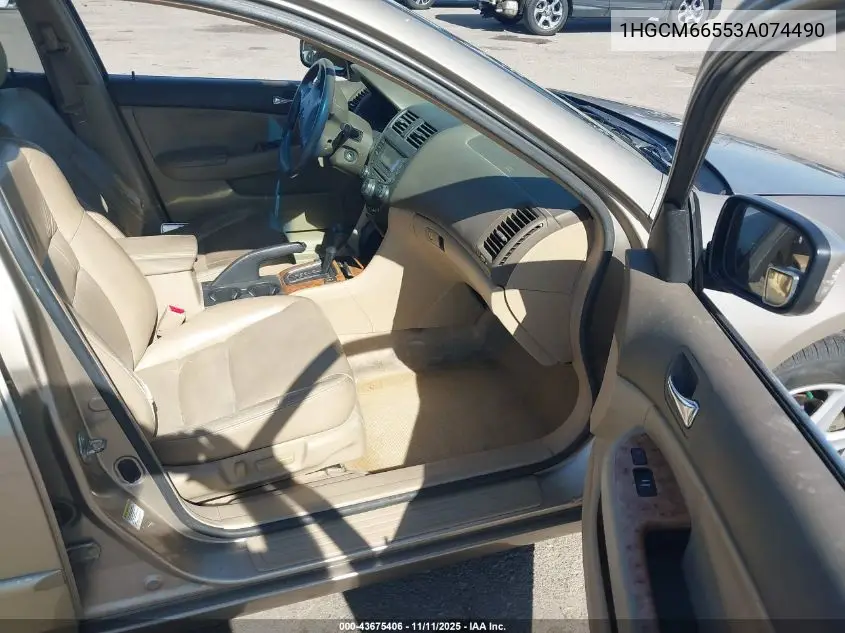 1HGCM66553A074490 2003 Honda Accord 3.0 Ex