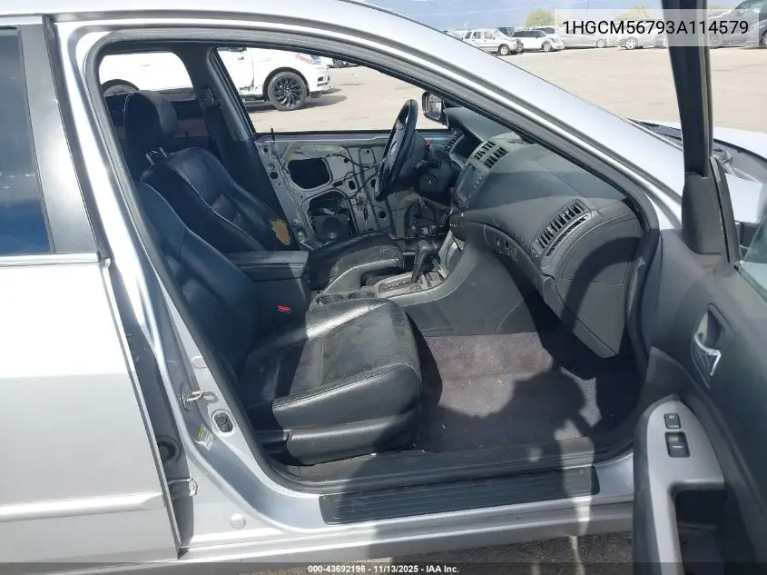 1HGCM56793A114579 2003 Honda Accord 2.4 Ex