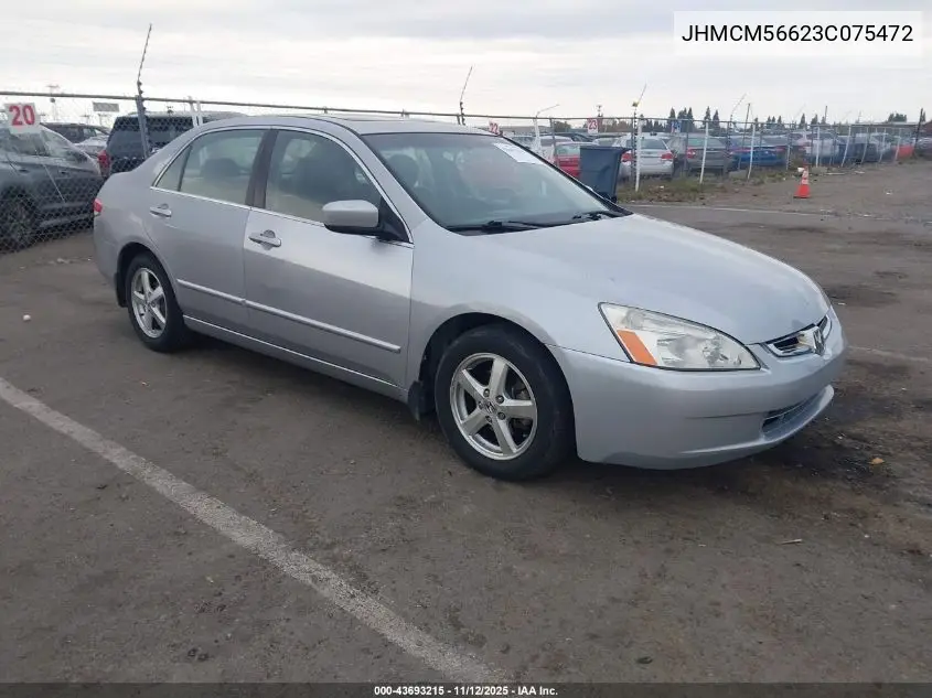 JHMCM56623C075472 2003 Honda Accord 2.4 Ex