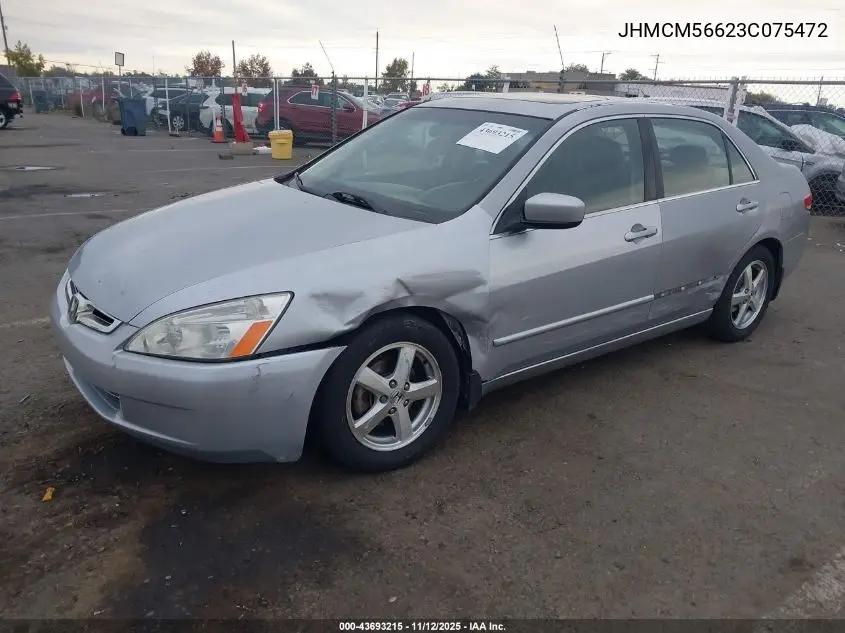 JHMCM56623C075472 2003 Honda Accord 2.4 Ex