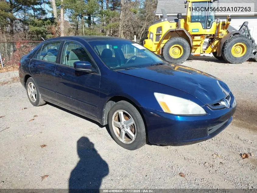1HGCM56633A107263 2003 Honda Accord 2.4 Ex
