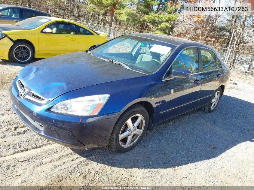 1HGCM56633A107263 2003 Honda Accord 2.4 Ex