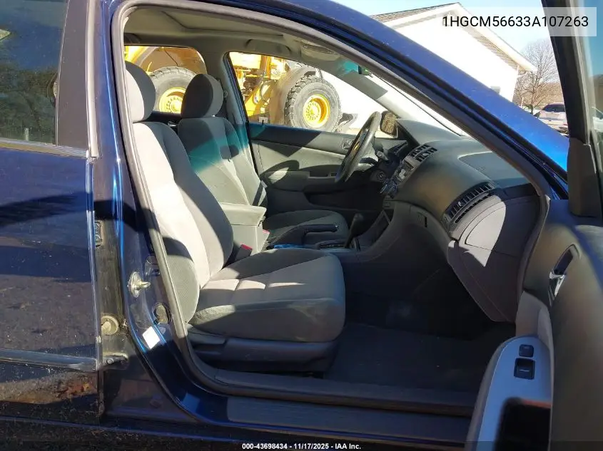 1HGCM56633A107263 2003 Honda Accord 2.4 Ex