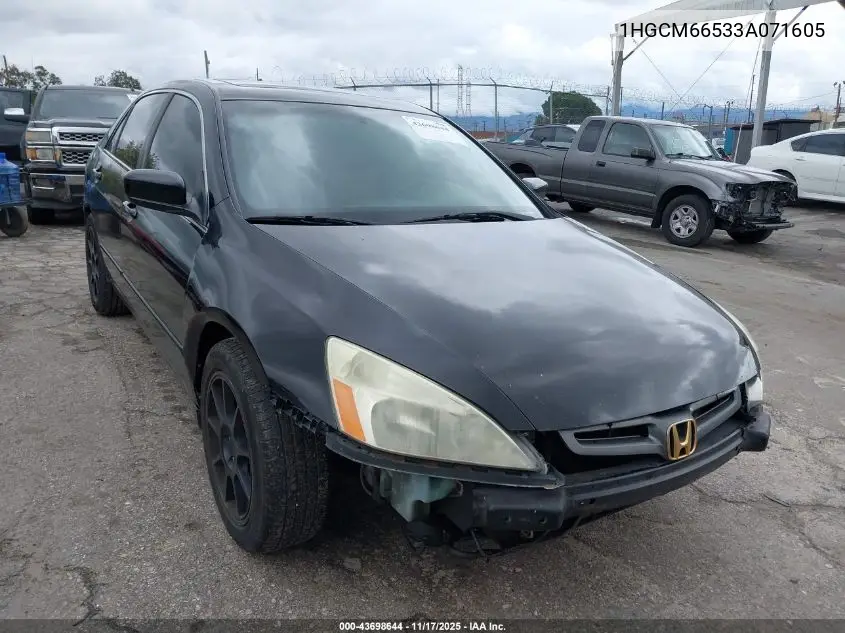 1HGCM66533A071605 2003 Honda Accord 3.0 Ex