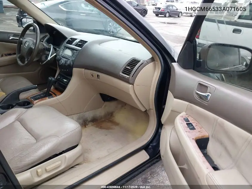 1HGCM66533A071605 2003 Honda Accord 3.0 Ex