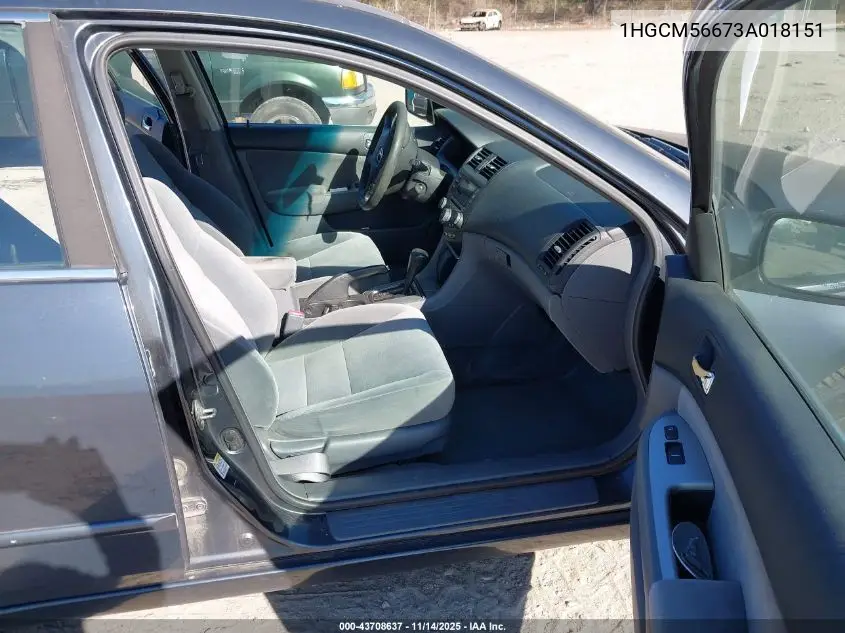 1HGCM56673A018151 2003 Honda Accord 2.4 Ex