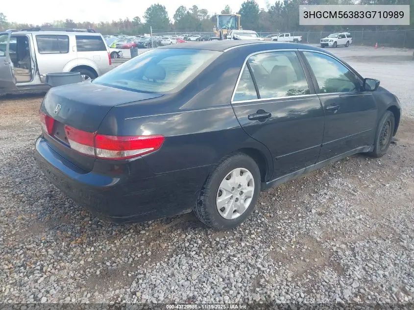 3HGCM56383G710989 2003 Honda Accord 2.4 Lx