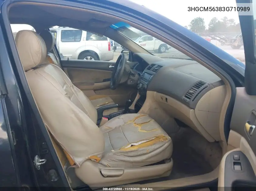 3HGCM56383G710989 2003 Honda Accord 2.4 Lx