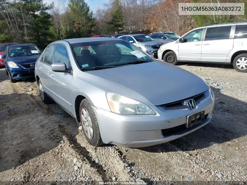 1HGCM56363A083272 2003 Honda Accord 2.4 Lx