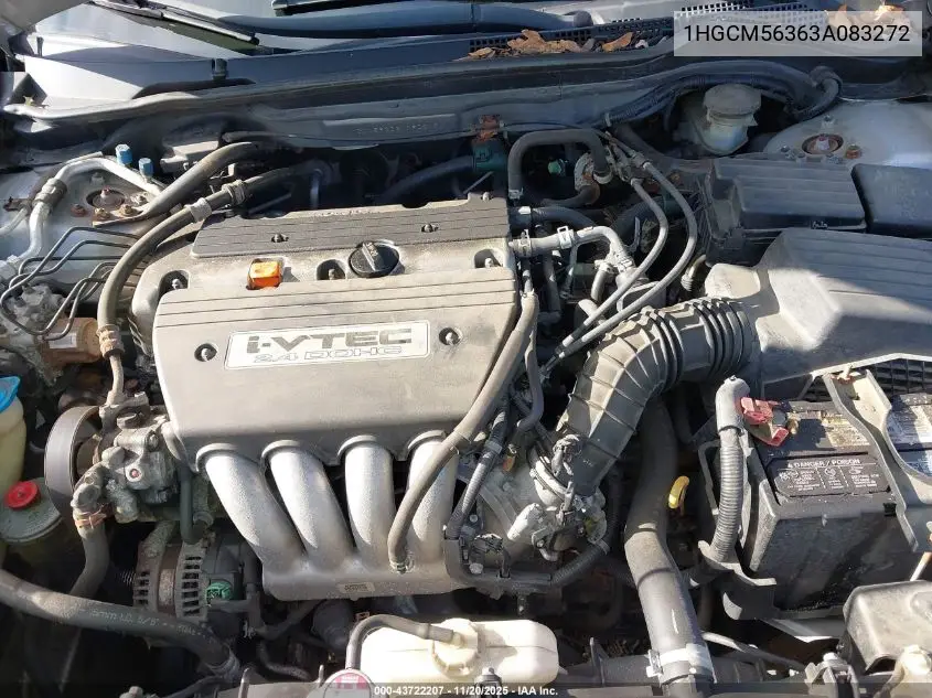 1HGCM56363A083272 2003 Honda Accord 2.4 Lx