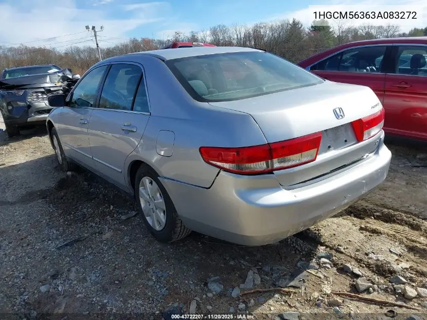 1HGCM56363A083272 2003 Honda Accord 2.4 Lx