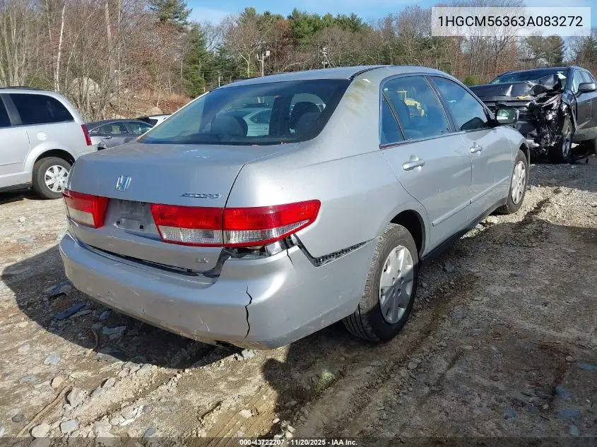 1HGCM56363A083272 2003 Honda Accord 2.4 Lx