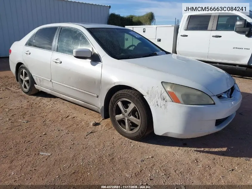 JHMCM56663C084241 2003 Honda Accord 2.4 Ex