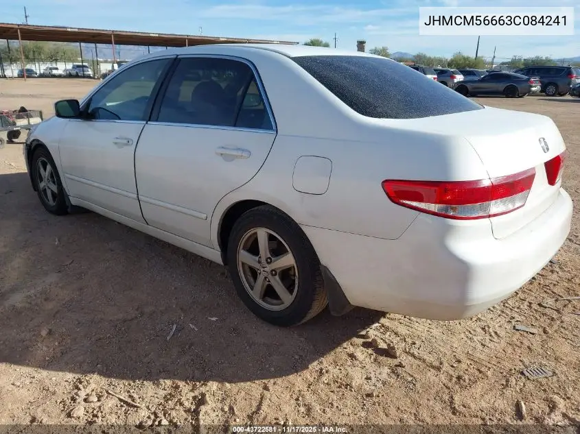 JHMCM56663C084241 2003 Honda Accord 2.4 Ex