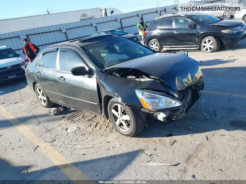 1HGCM56663A033059 2003 Honda Accord 2.4 Ex