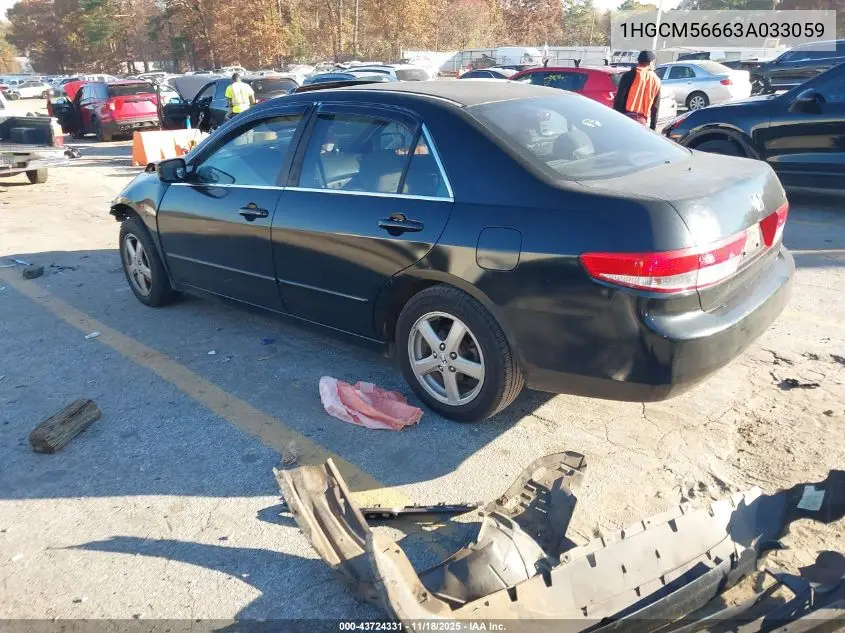 1HGCM56663A033059 2003 Honda Accord 2.4 Ex