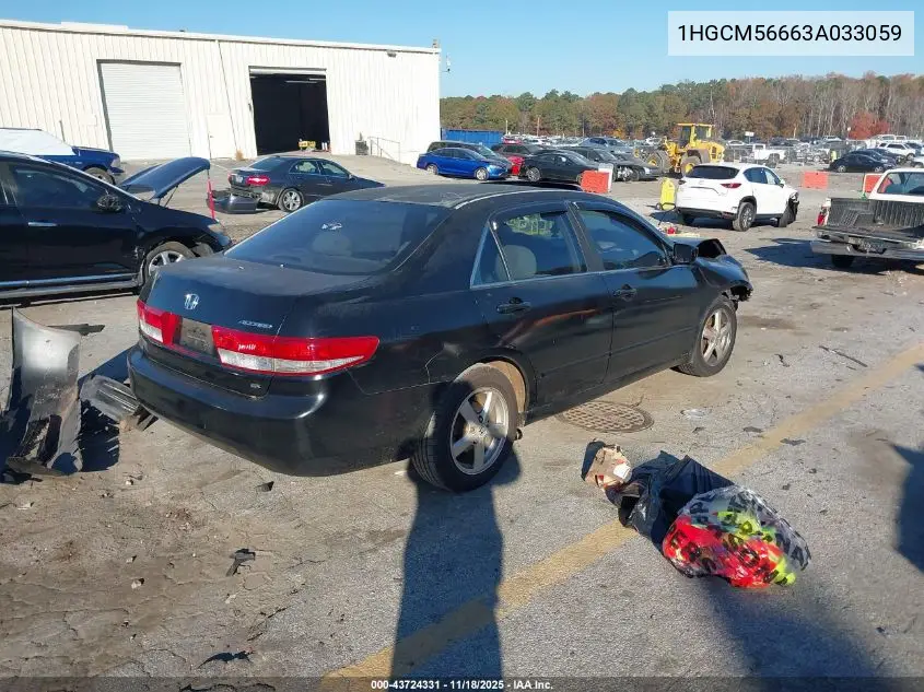 1HGCM56663A033059 2003 Honda Accord 2.4 Ex