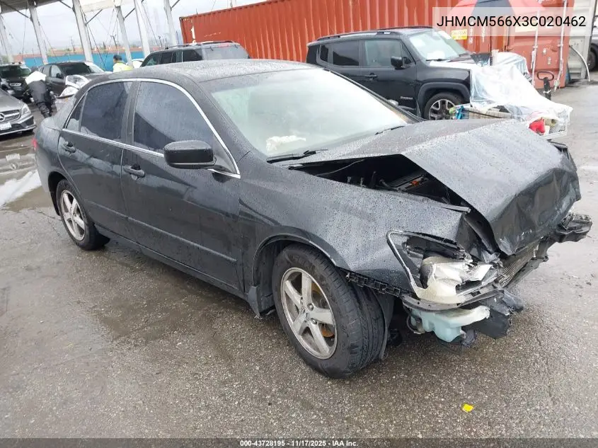 JHMCM566X3C020462 2003 Honda Accord 2.4 Ex