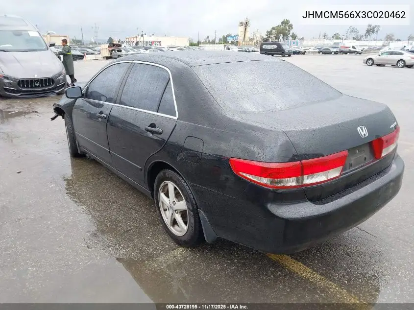 JHMCM566X3C020462 2003 Honda Accord 2.4 Ex