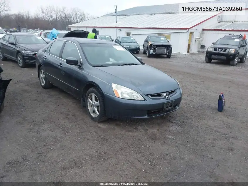 1HGCM56673A039260 2003 Honda Accord 2.4 Ex