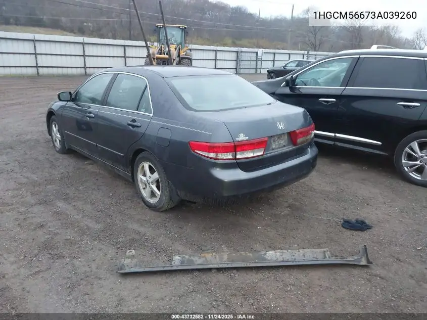 1HGCM56673A039260 2003 Honda Accord 2.4 Ex